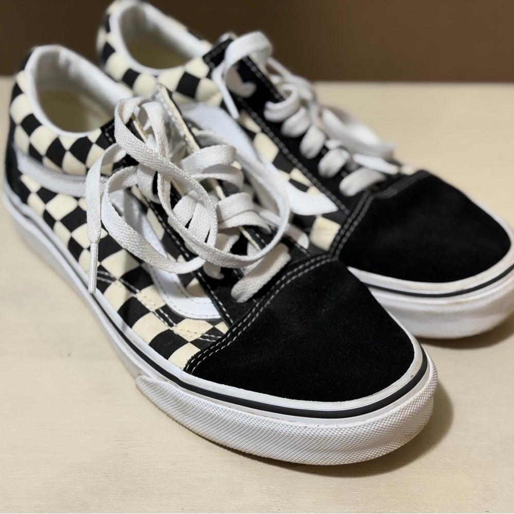 Vans Black and White Sneakers